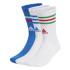 Calcetines adidas 3Stripes Cushioned Sportswear Crew 3 Pair Infantil Blanco