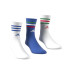 Calcetines adidas 3Stripes Cushioned Sportswear Crew 3 Pair Infantil Blanco