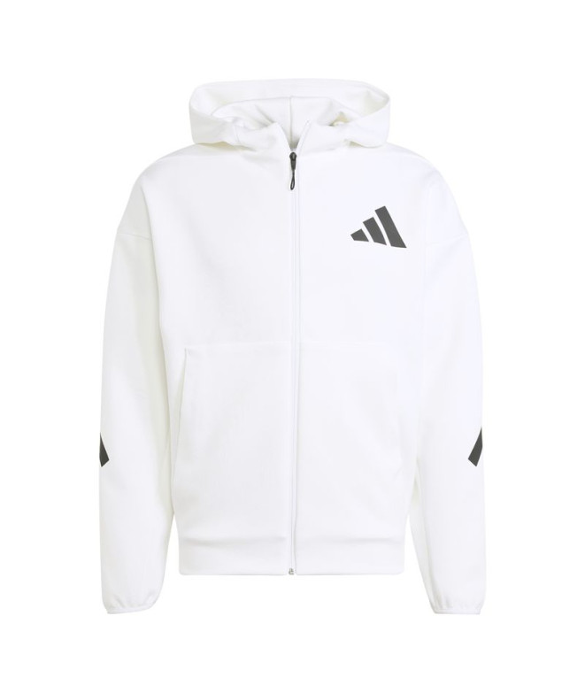 Chaqueta adidas Z.N.E. Full Zip Hombre Blanco