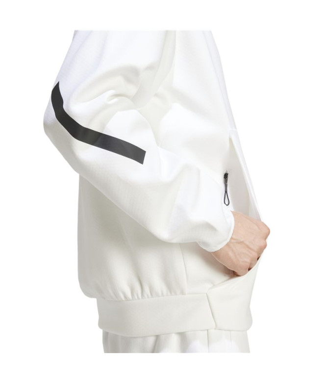 Chaqueta adidas Z.N.E. Full Zip Hombre Blanco