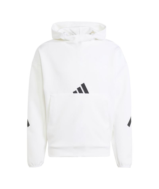 Moletom adidas Homem Casaco com capuz Z.N.E. Branco