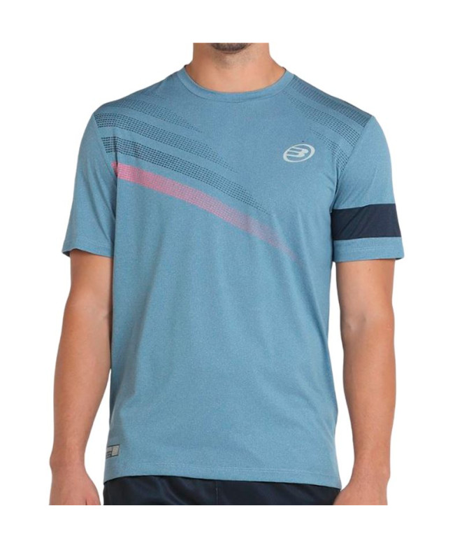 Camiseta Homem Bullpadel Cambre 415 Blue Shadow Vigore