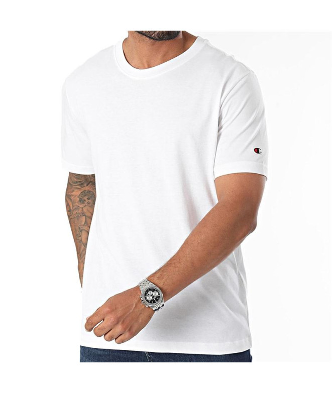 Camiseta Champion 2Pack Crew-Neck Hombre Blanco