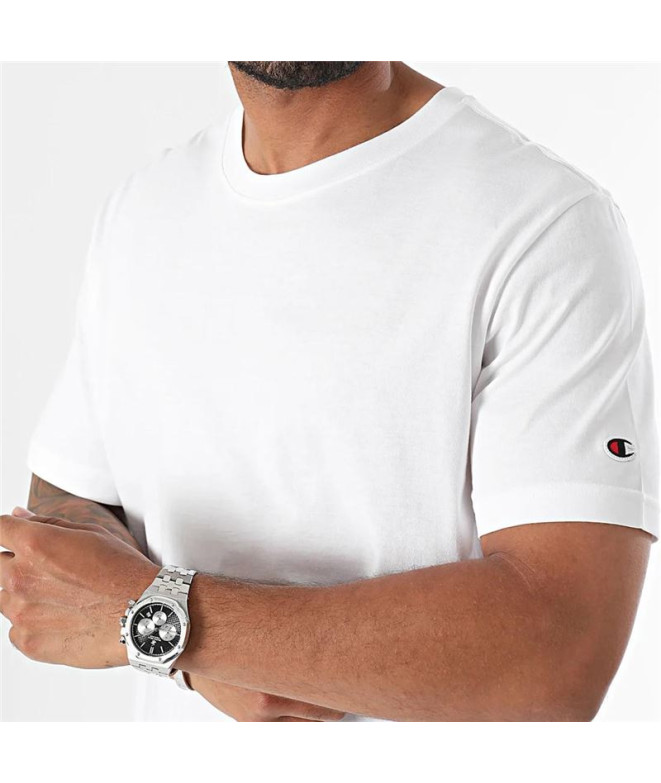 Camiseta Champion 2Pack Crew-Neck Homem Branco