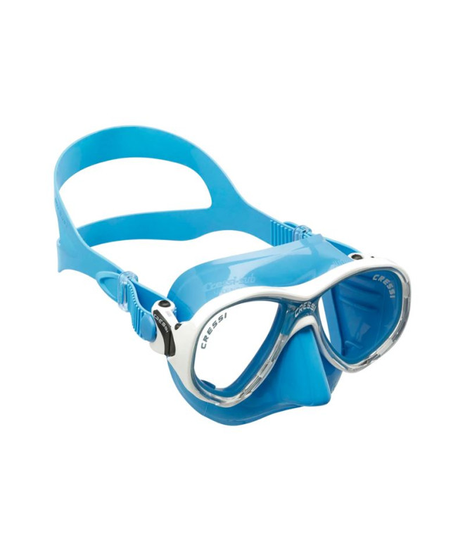 Máscara Cressi Marea Junior Colorama Azul-Blanco
