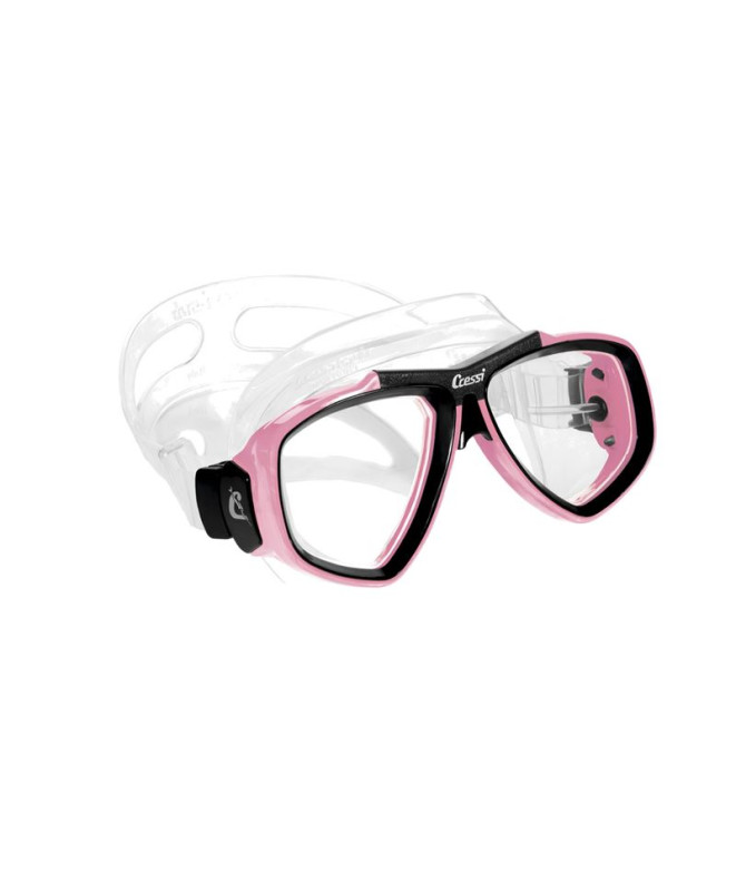 Cressi Focus Masque Transp.-Rose