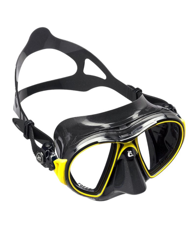Máscara Cressi Air Dark-Amarillo