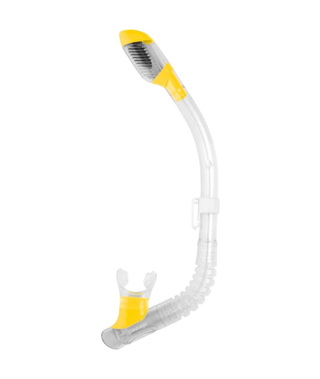 Cressi Dry Junior Tube Transp.-Jaune