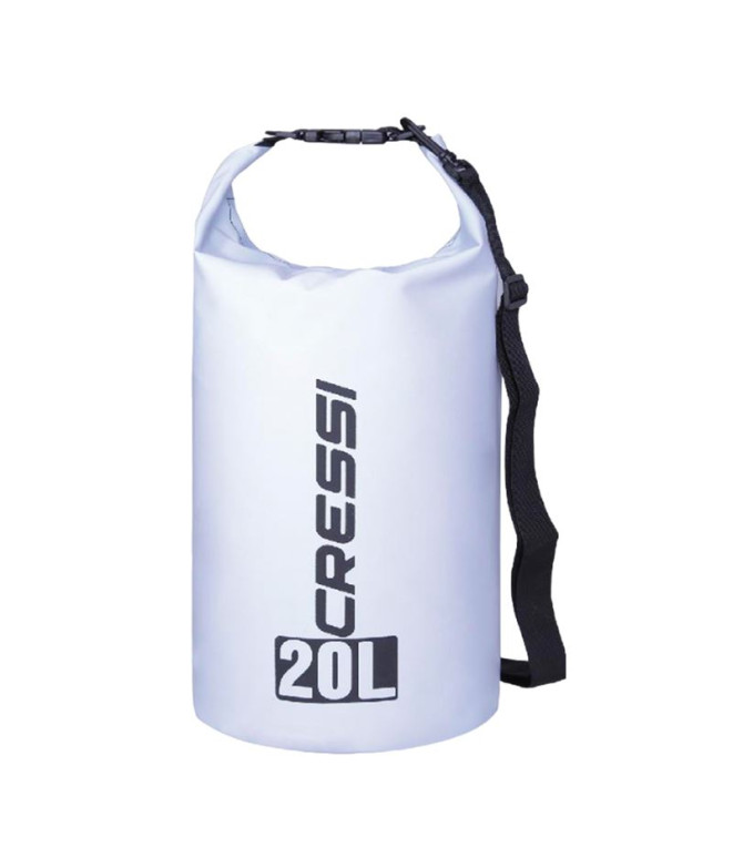 Bolsa Cressi Dry Pvc Branco 20L