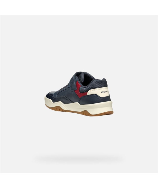 Chaussures Enfant Geox Perth Marine/Rouge