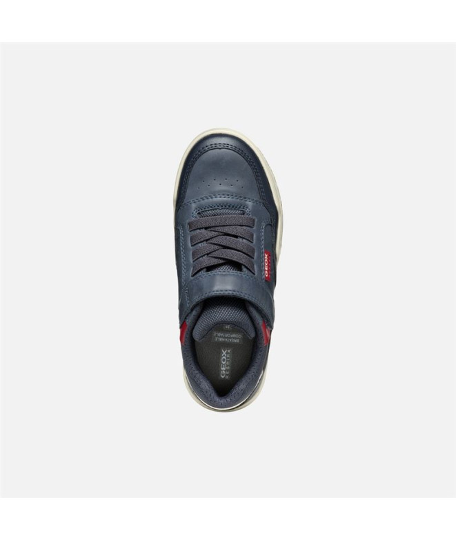 Chaussures Enfant Geox Perth Marine/Rouge