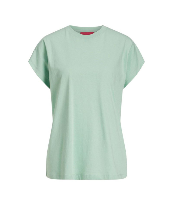 T-shirt Femme Jack & Jones Jxastrid Boxy Sl Every Tee Jrs Noos Grayed Jade