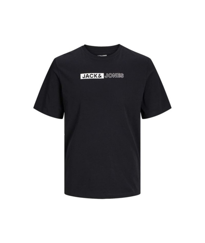 T-shirt Homme Jack & Jones Jjecorp Logo Tee Play Ss O-N Noos Pls Noir