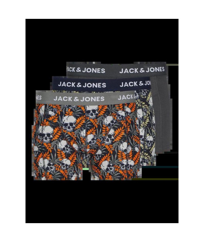 Cuecas Homem Jack & Jones Jachugo Skulls Night Sky Pack