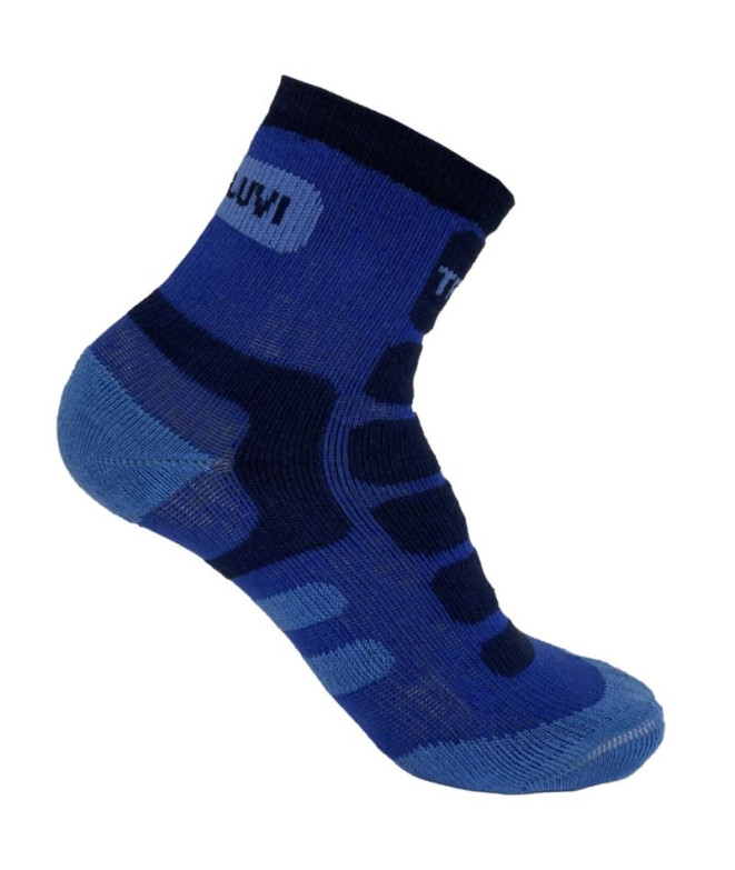Calcetines de Running Joluvi Coolmax Trail Unisex Azul Tinta 15 Pack