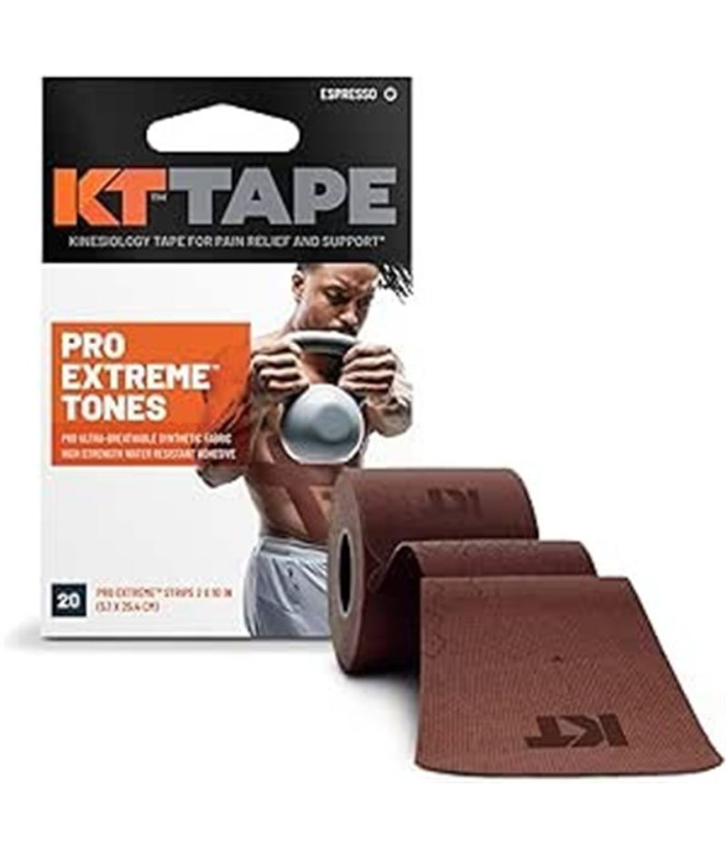 PRO KT Tapes Extreme Tape Precut (20 X 25cm) 5 mètres Beige