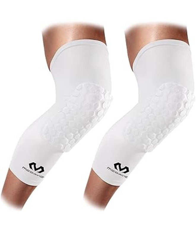 Rodillera Mc David Hex Tight With Knee Pads 3/4 White