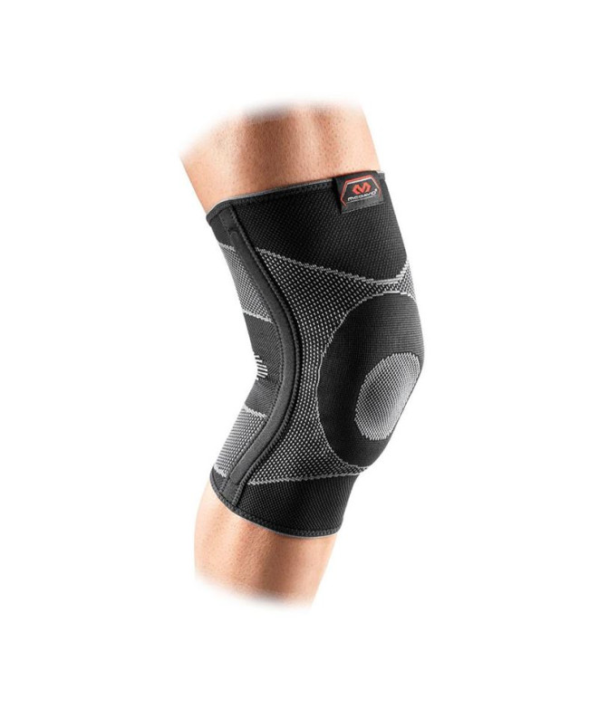 Rodillera MC David Knee Sleeve / 4-Way Elastic With Gel Buttress And Stays Black