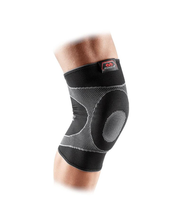 Rodillera MC David Knee Sleeve / 4-Way Elastic With Gel Buttress Black