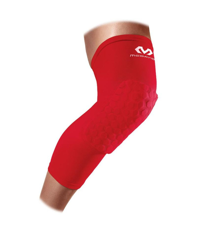 Genouillère MC David Hex Leg Sleeves / Pair Scarlet