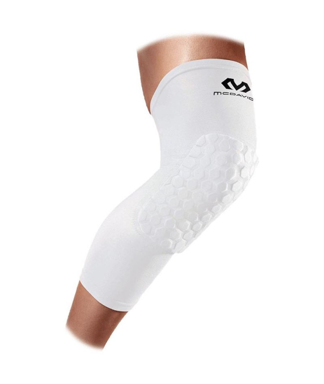 Joelheira MC David Hex Leg Sleeves / Par Branco