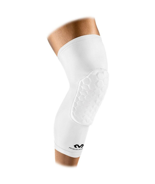 Rodillera MC David Hex Tuf Leg Sleeves / Pair White
