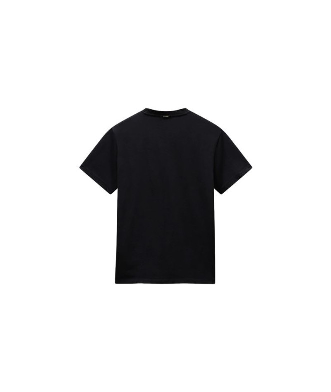 T-shirt Homme Napapijri S-Badge Ss Noir