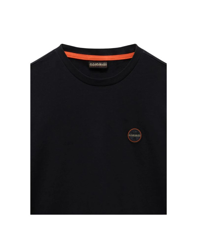 T-shirt Homme Napapijri S-Badge Ss Noir