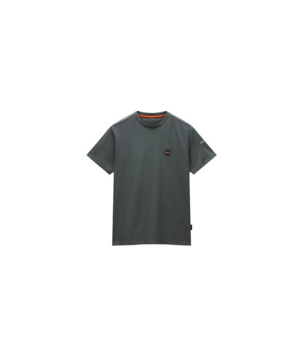 Camiseta Napapijri S-Badge Ss Hombre Verde