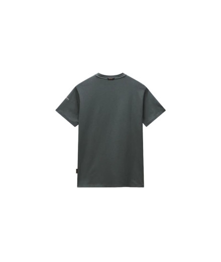T-shirt Homme Napapijri S-Badge Ss Green 2