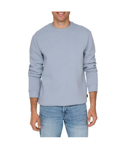 Moletom Homem Only & Sons Onsceres Gola redonda com gola...