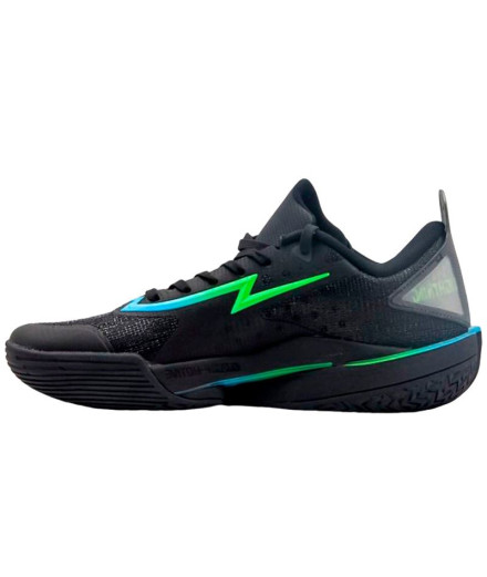 Chaussures Basket-ball Homme de Peak LIGHTNING 11 Noir/Vert 2