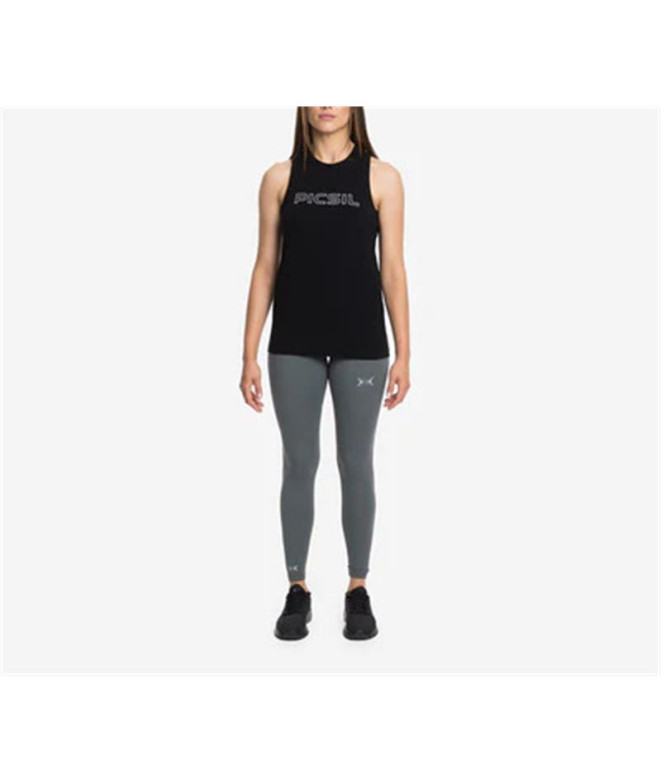 Camiseta Picsil Tank Premium 241 Mujer Negro