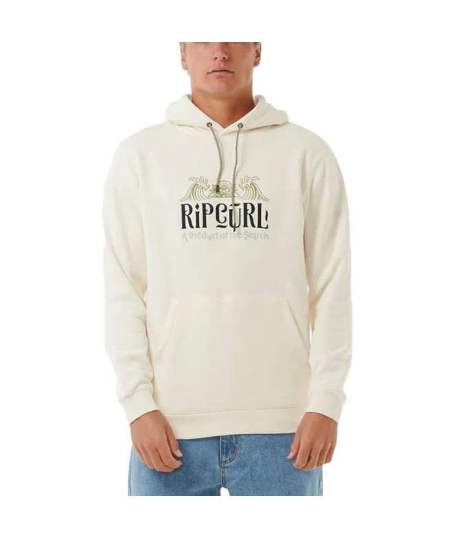 Sudadera Rip Curl Down The Line Hombre Bone