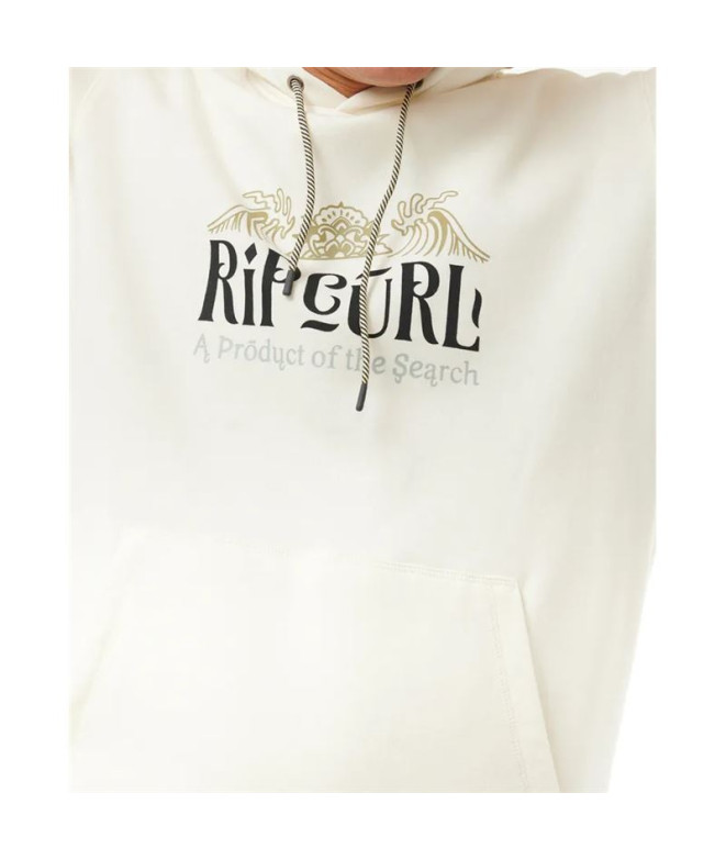 Sudadera Rip Curl Down The Line Hombre Bone