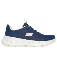 Zapatillas Skechers Edgeride Navy Mesh/Lime Trim Mujer