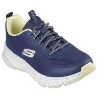 Zapatillas Skechers Edgeride Navy Mesh/Lime Trim Mujer