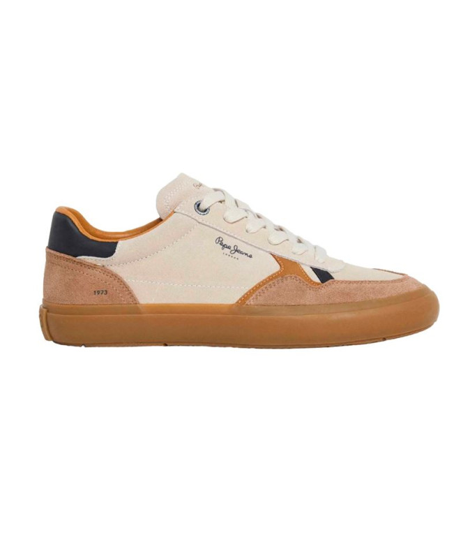 Zapatillas Pepe Jeans Travis Retro Chalk Blanco Hombre