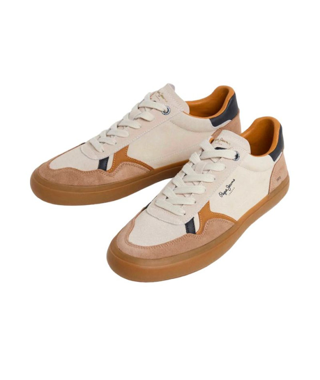 Zapatillas Pepe Jeans Travis Retro Chalk Blanco...