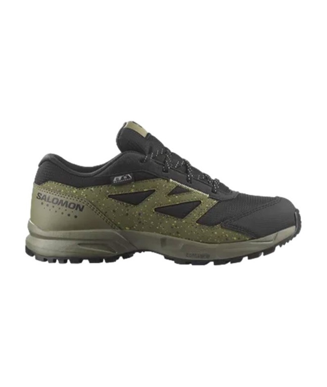 Chaussures Montagne Salomon de Outway Climasalomon Vert/Noir/Charlock Enfant