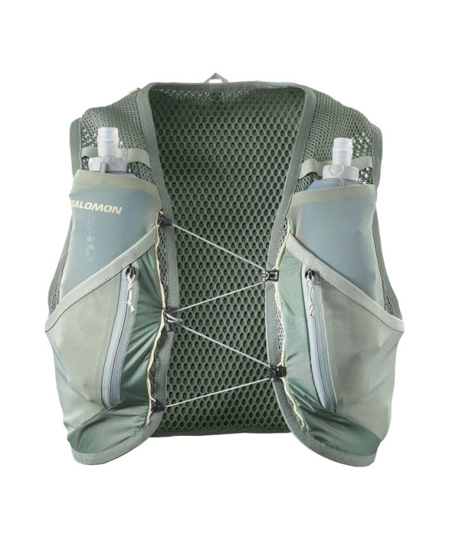 Chaleco de Running Salomon Active Skin 12 Set Laurel Wreath/Lily Pa