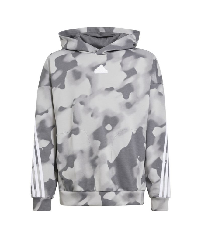 Sudaderas adidas niño gris online