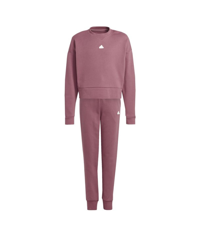 adidas Fille Tracksuit Future Icons Cotton Pink