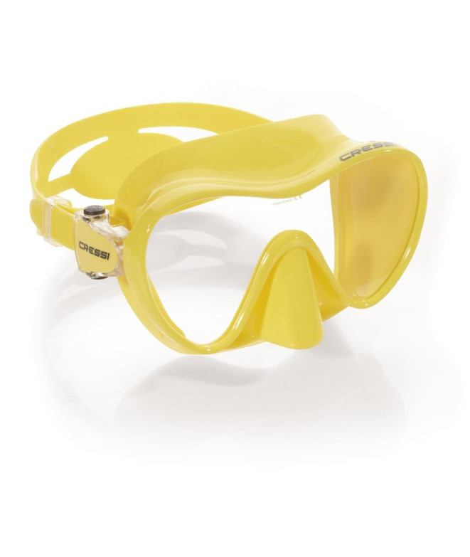 Plongée Masque jaune Cressi F1