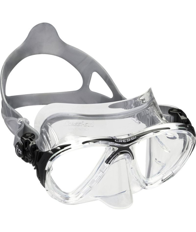 Máscara de Buceo Cressi Evo Big Eyes Crystal Transparente Negro