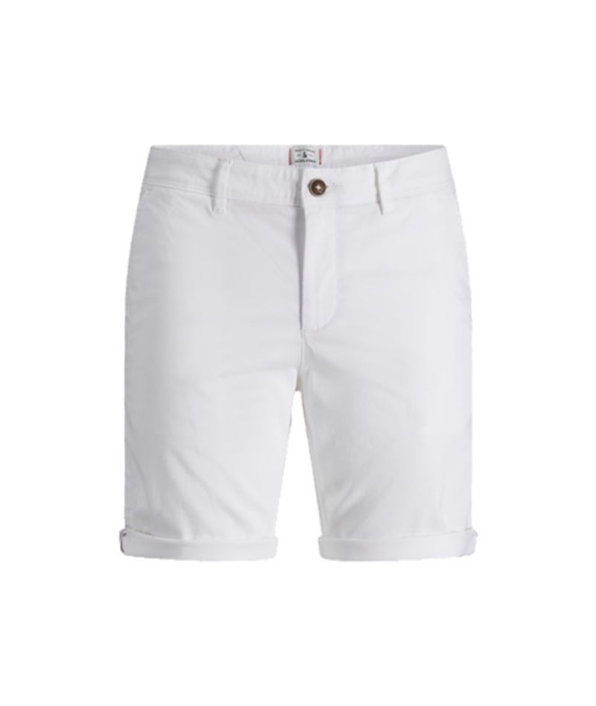 Calça Jack & Jones Jpstbowie Jjshorts Solid Sn White