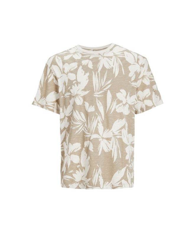 Camiseta Jack & Jones Ejeff Aop Hombre Crockery