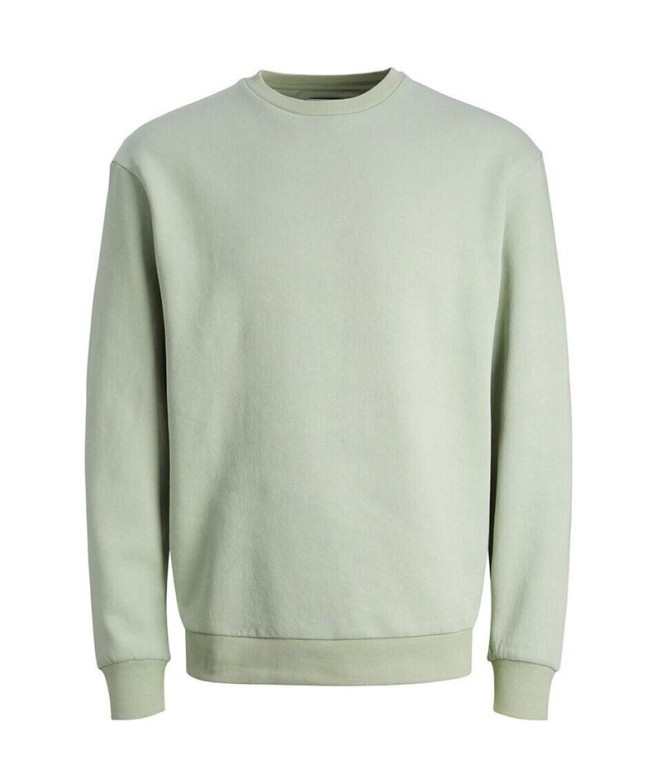 Moletom Homem Jack & Jones Ebradley Sweat Crew Desert Sage