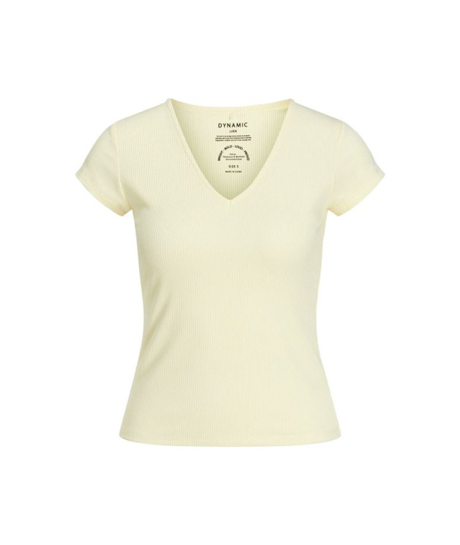 T-shirt Femme Jack & Jones Hayden Vanille française