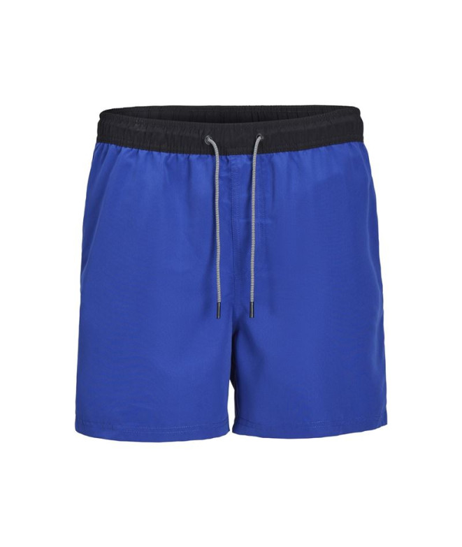 Fato de banho Homem Jack & Jones Jpstfiji Jjswim Fita adesiva preta Ly Sn Bluing